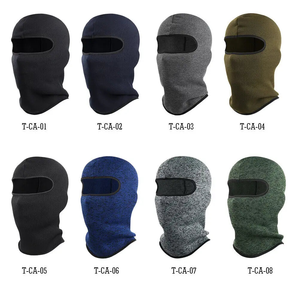 Winter Balaclava Fleece Full Face Mask Thermal Windproof Ski Mask for Men Women Cold Weather Neck Warmer Helmet lining Hood Hat