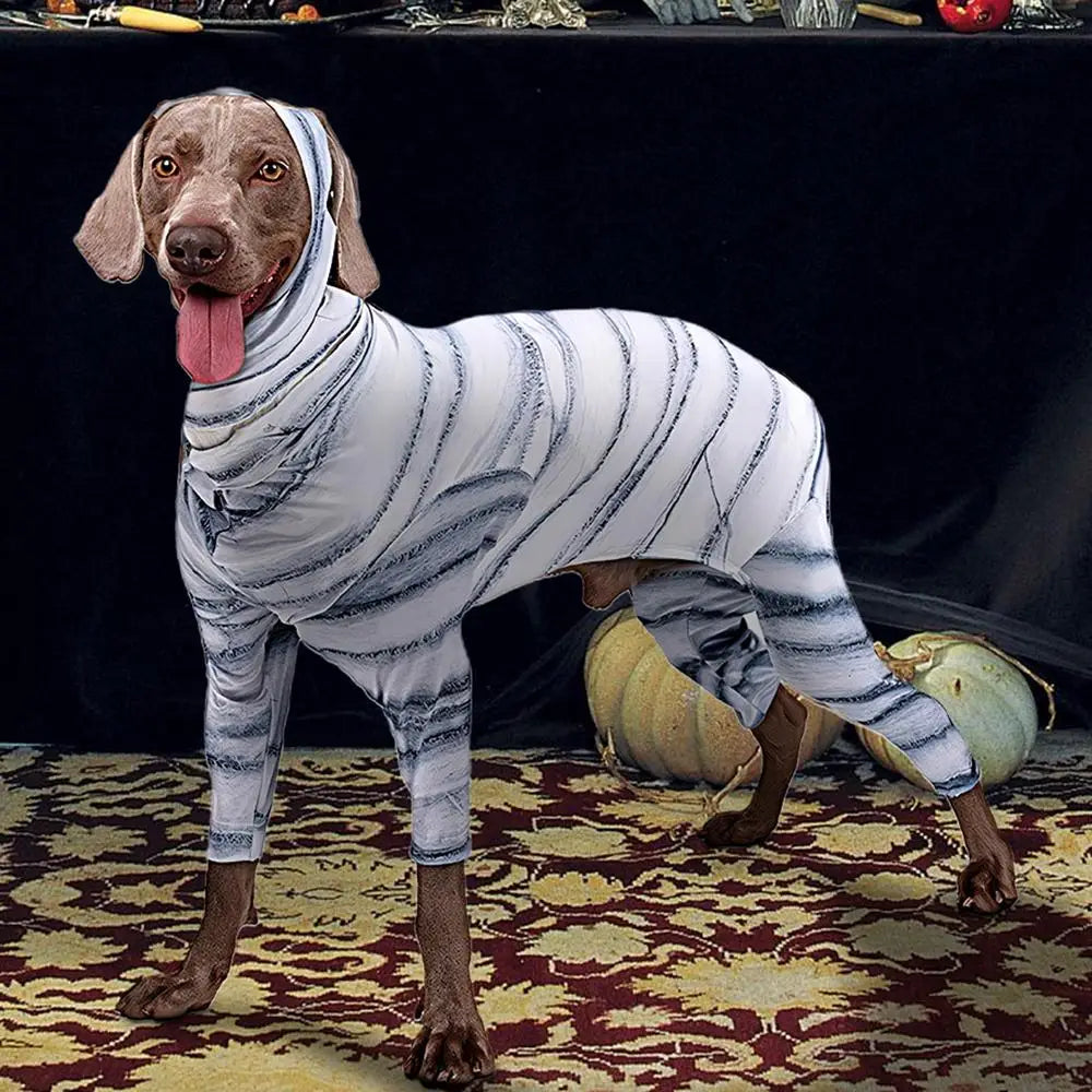 Dog Halloween Costumes Mummy Skeleton Halloween Costume Pet Cosplay Costume Funny Halloween Cat Clothes Reusable Dog Halloween
