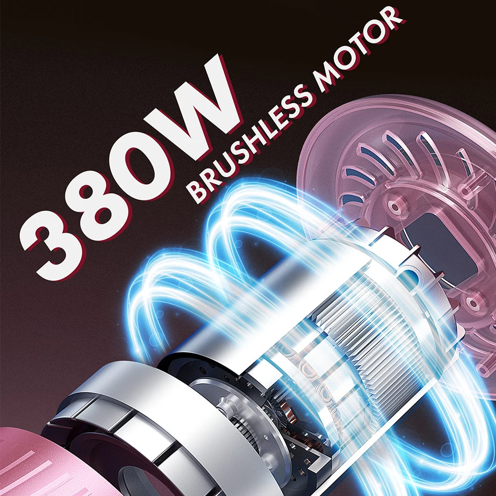 Homeika Cordless Vacuum Cleaner,28KPA 55mins Powerful Suction 8-in-1 LED Display,One-Click Dust Emptying for Pet Hair/Allergies