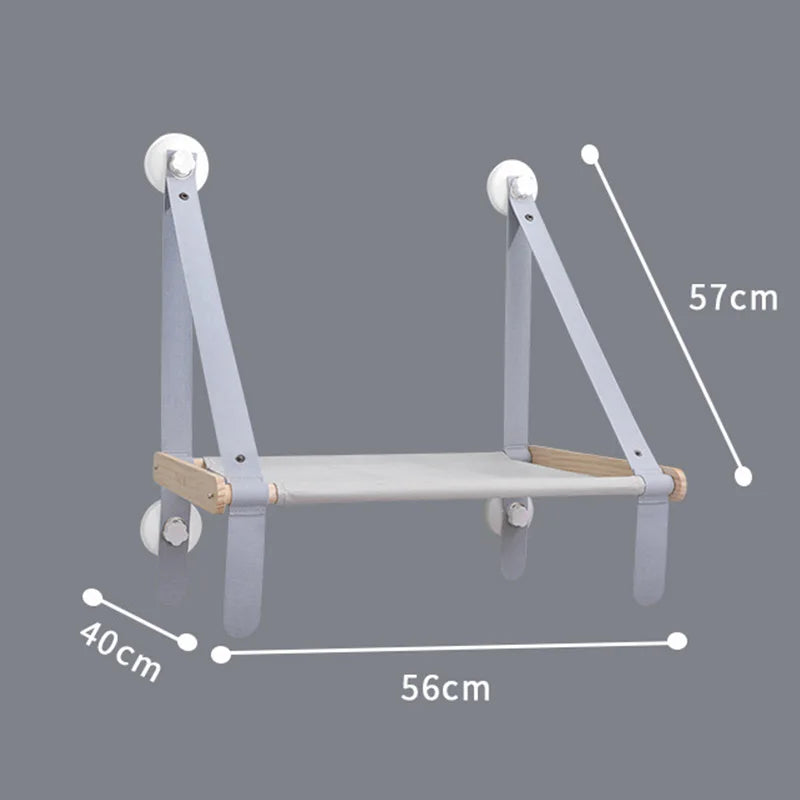 Hanging Window Cat Hammock Bed Soft Sunlit Perch For Cats