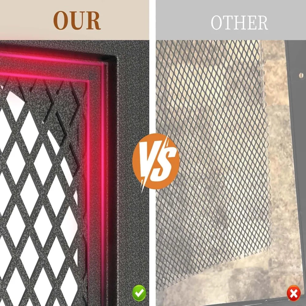 Heavy-Duty Farmhouse Furniture Dog Crate – XL Indoor Kennel for Medium to Large Dogs with Double Doors | Stylish Large Dog Cage