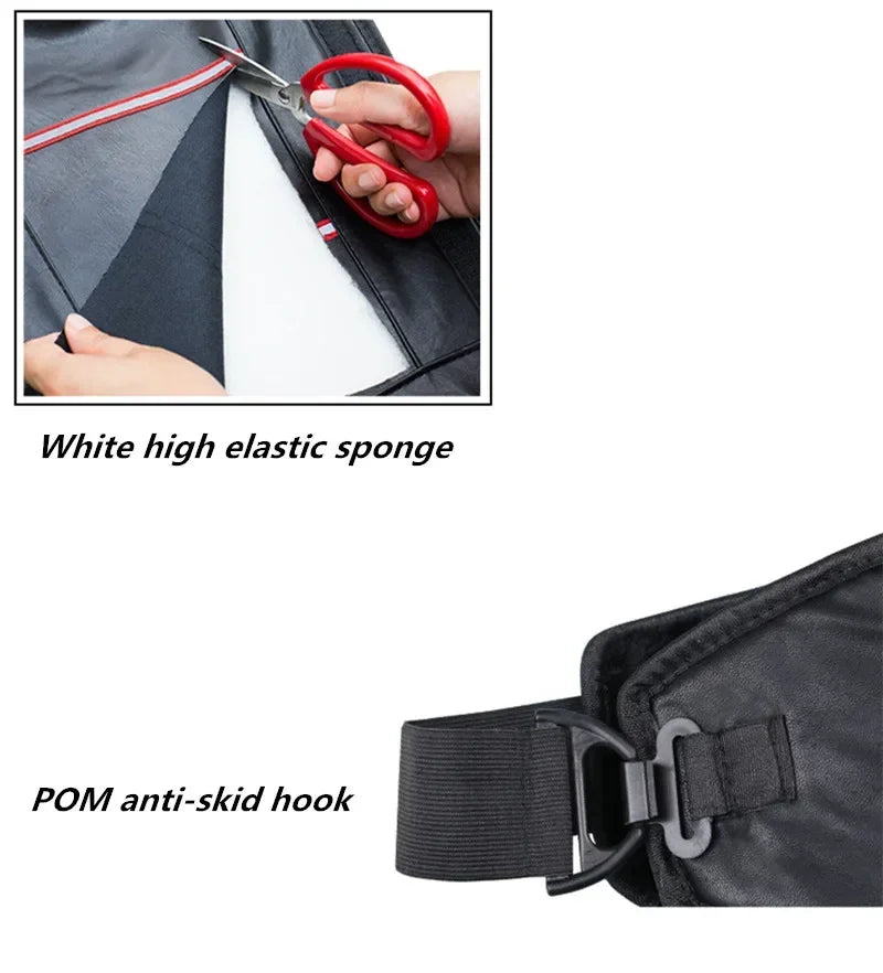 Motorcycle Warm Kneepad Legs Motorbike Riding Windproof Winter PU Leather Waterproof Scooter Protective Protective Knee Pads