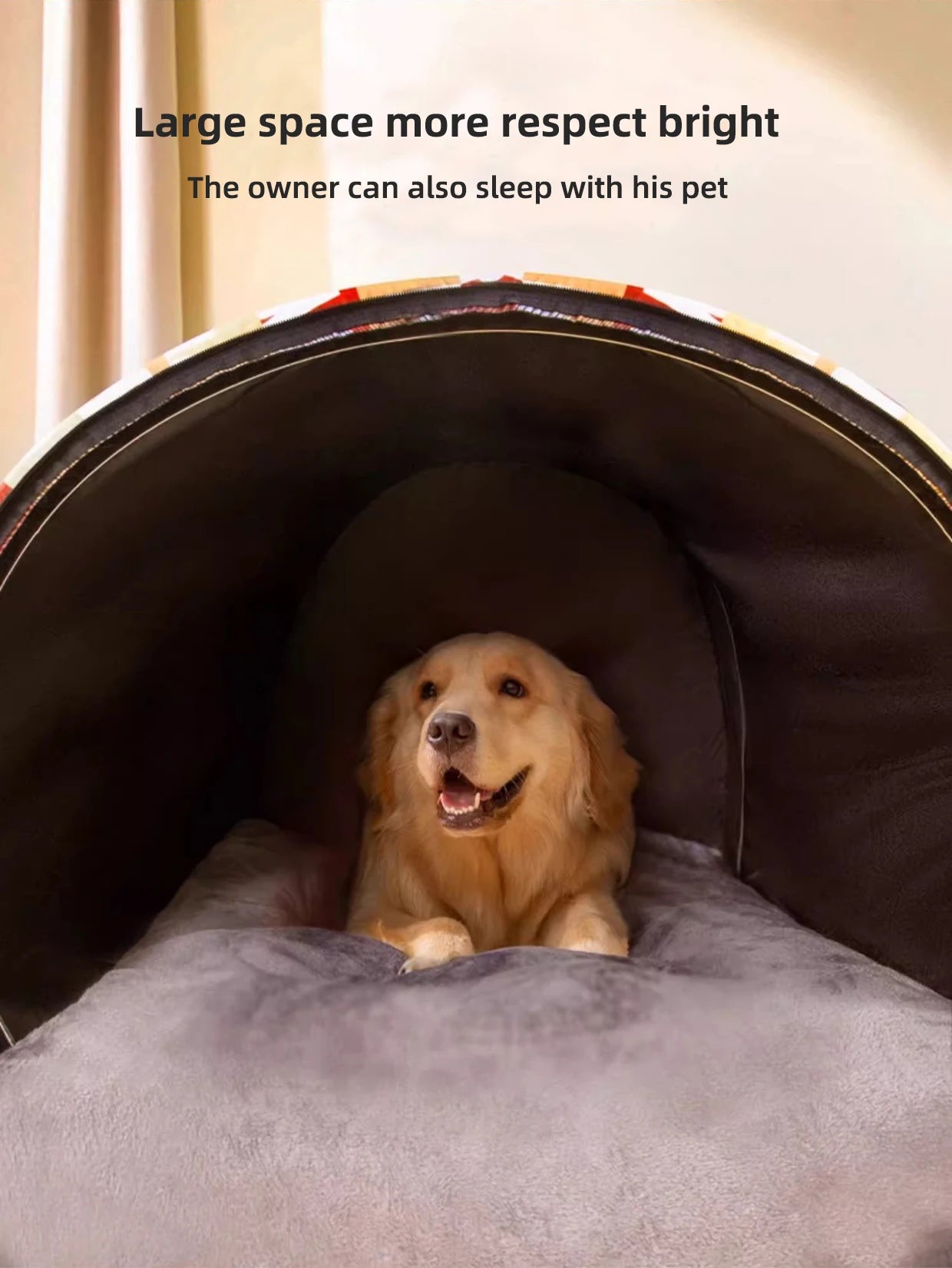 2025 New Dog Kennel Winter Warm Large Dog Oversized Dog House House Closed Winter Removable Golden Pet Four Seasons Use