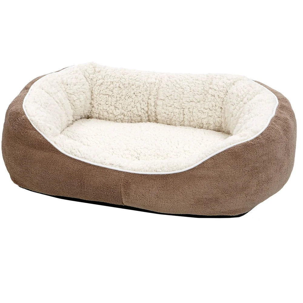 Ultra Soft Fleece Cuddle Pet Bed For Small Dogs And Cats