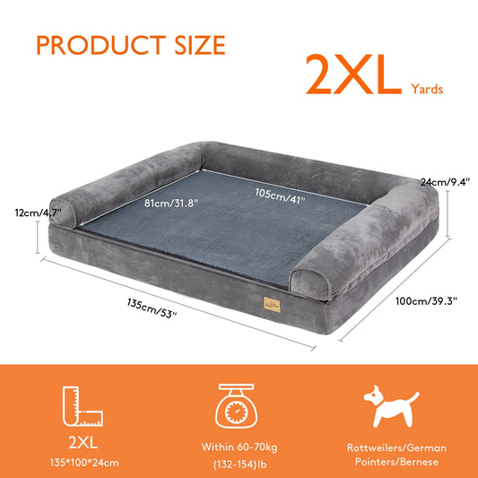 Extra Large Orthopedic Dog Bed With Removable Cover