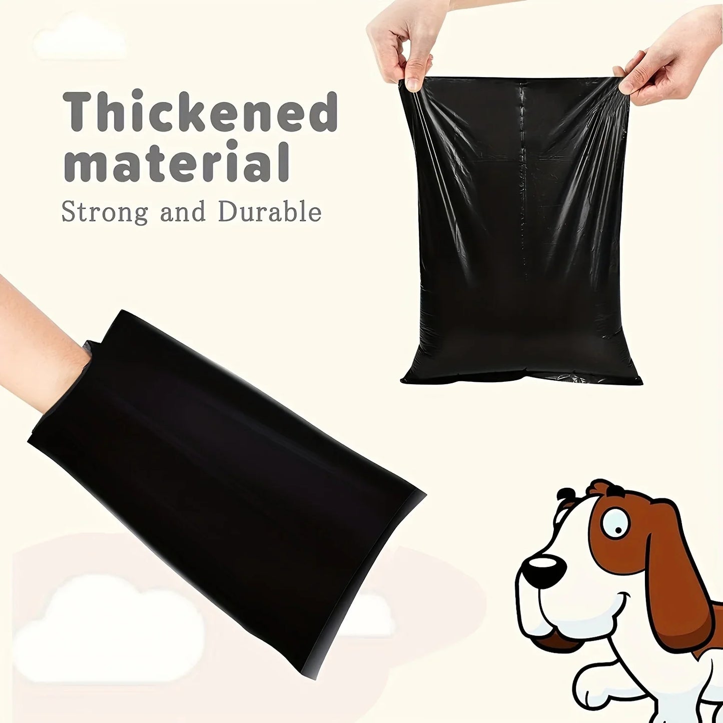 300/1500pcs Dog Poop Bags, Portable Pet Waste Bags, Durable And Leak Proof Pet Garbage Bags, Pet Cleaning Suppliesi''[|/.