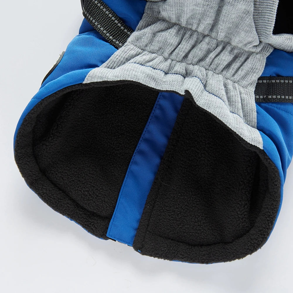 Pet Dog Waterproof Warm Jacket With Harness Reflective Dog Clothes For Small Large Dogs Coat Chihuahua French Bulldog Outfits