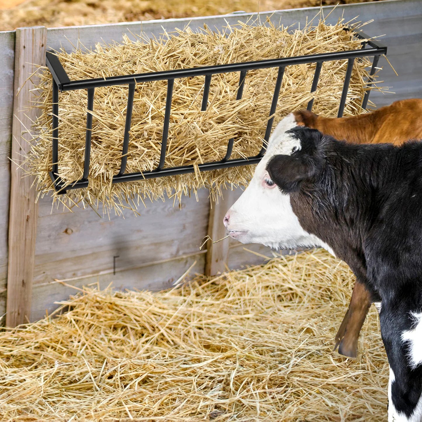 Large Capacity Hay Feeder Heavy Duty Steel Goat Hay Rack