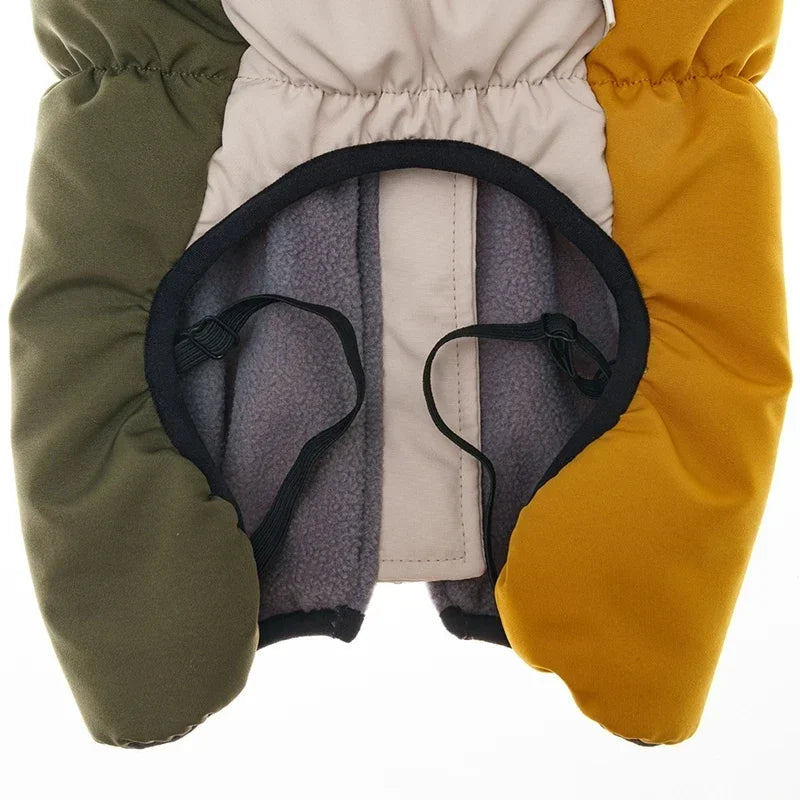 Dog Winter Coat Warm Jacket for Small Medium Dogs Padded Clothing French Bulldog Yorkie Pug Waterproof Dog Clothes Pet Outfit