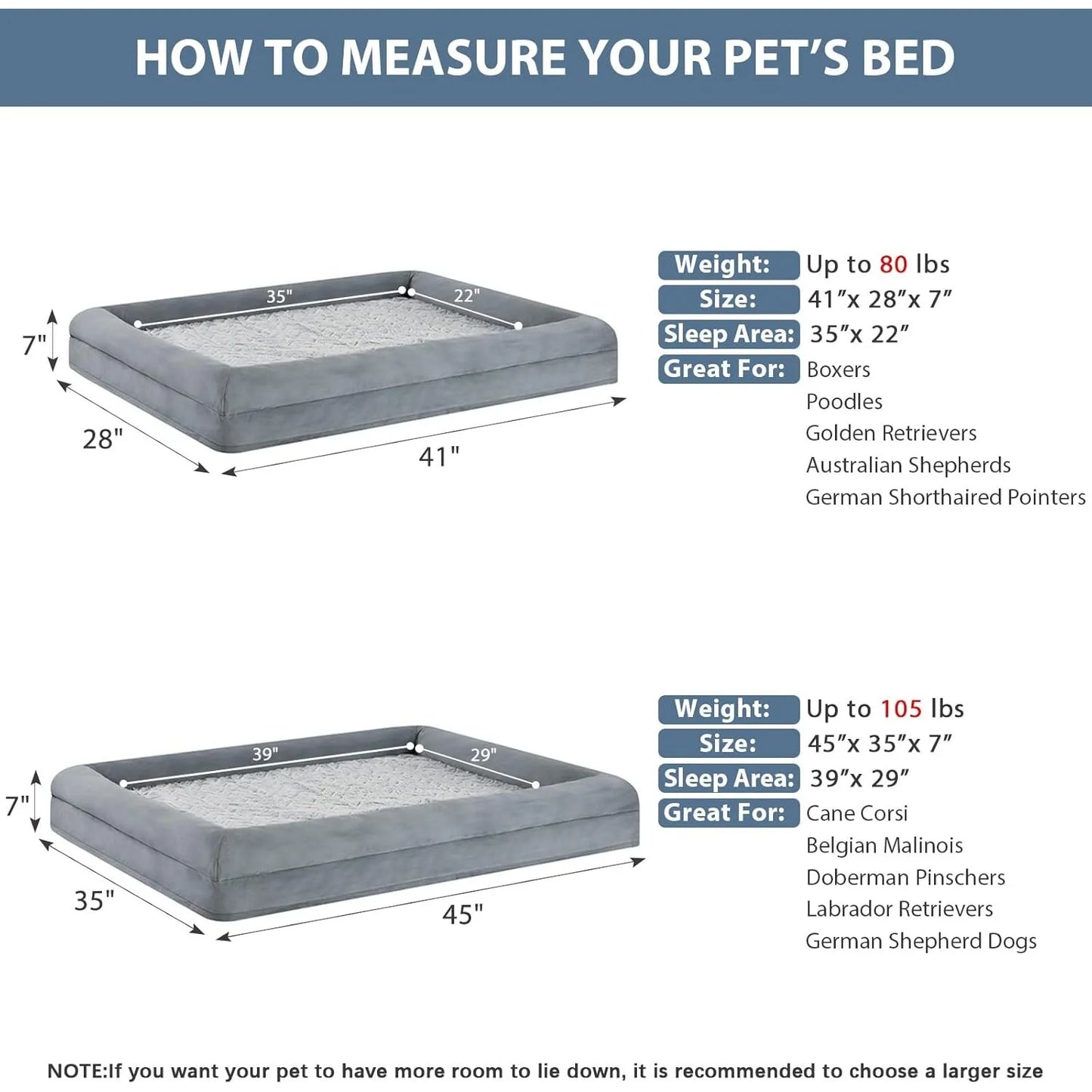XL oversized dog bed, washable dog sofa with detachable waterproof cover