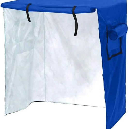 Breathable, Light-Blocking Universal Bird Cage Cover for Parrot Nests, Outdoor Use, Dust Protection (Blue)