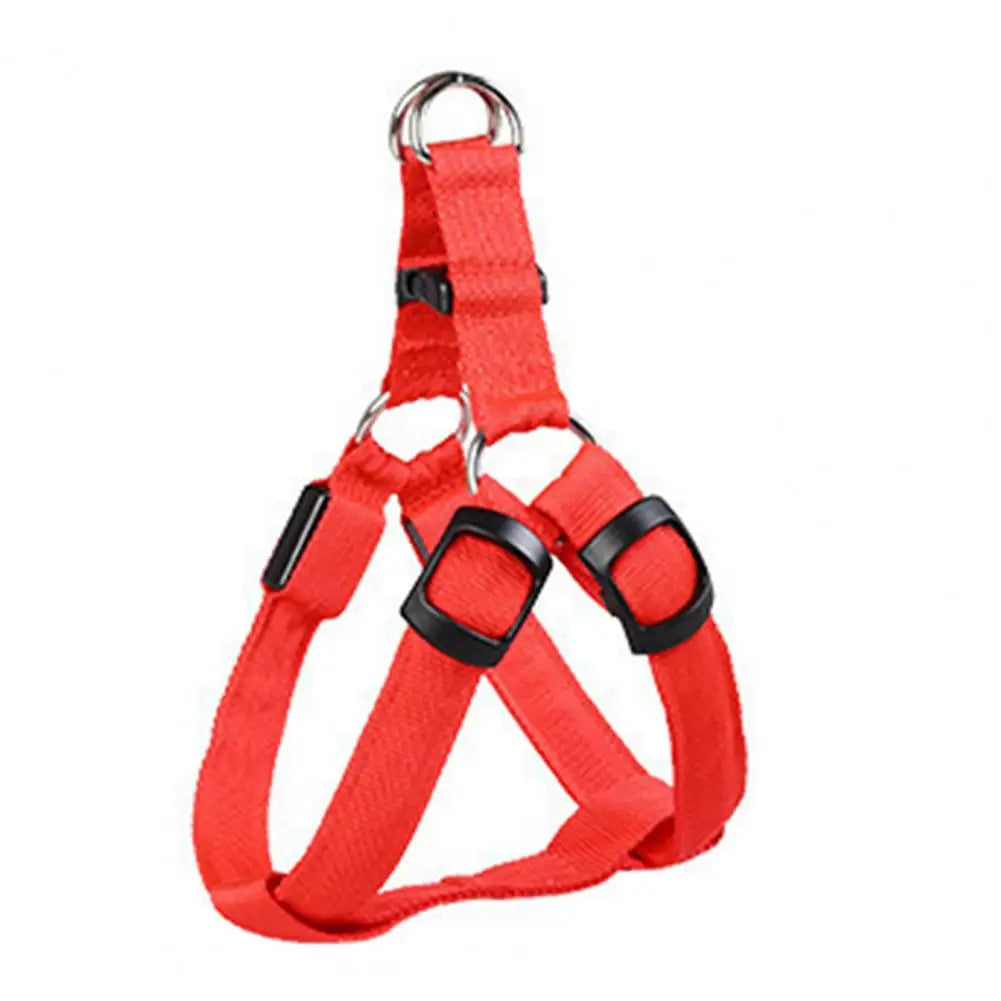 Adjustable LED Pet Harness USB Rechargeable Light Up Dog Harness Glow-in-The-Dark Safety Vest For Small Medium Dogs Pets Arnes