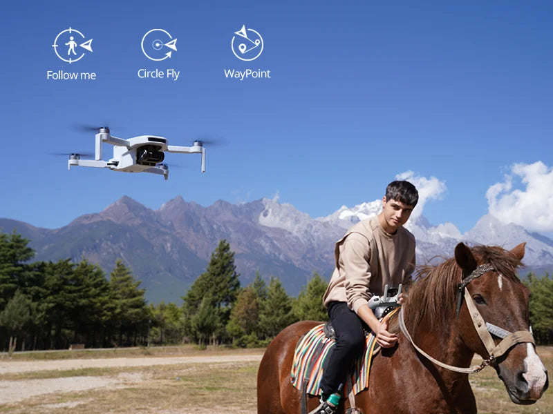 Used Potensic ATOM SE Single Axis Gimbal GPS Drone 4K Camera Lightweight Foldable FPV Transmission