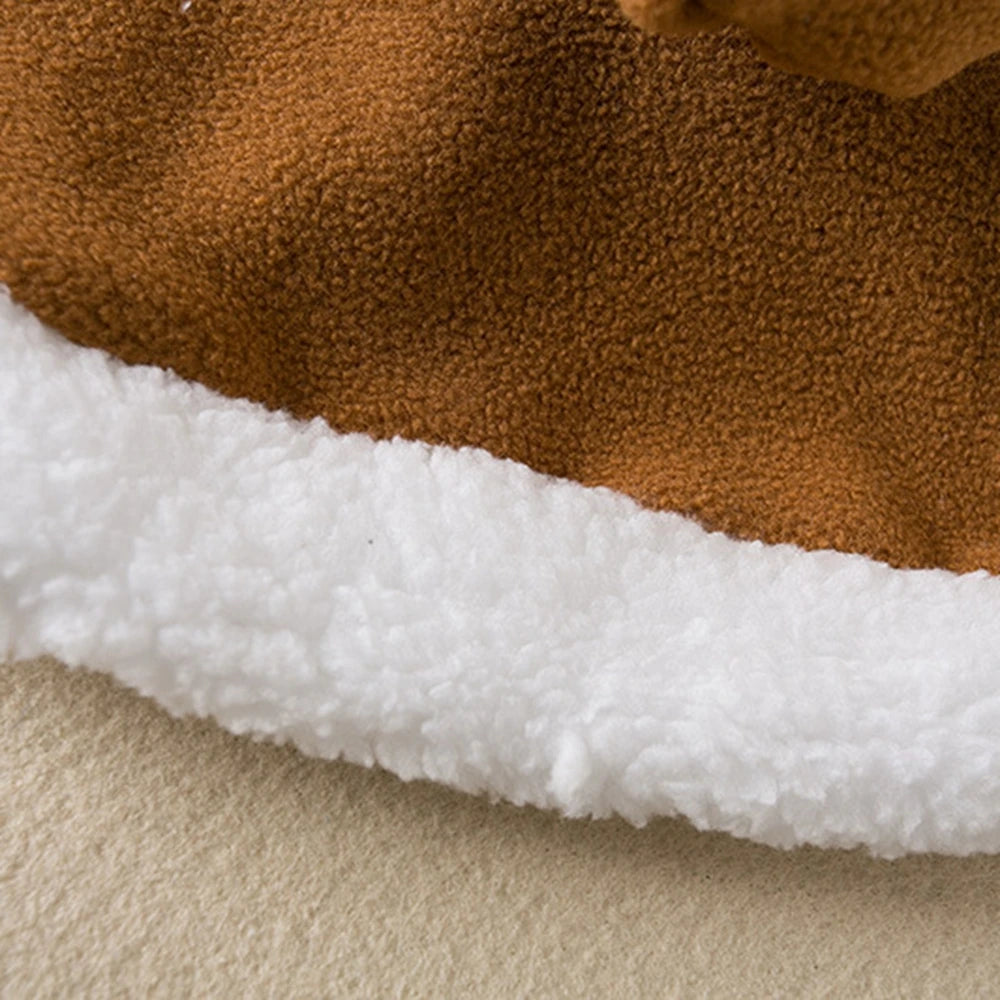 Pet Cat Dog Cape Change Into Santa Cape Deer Red Riding Hood Warm Plush Kawaii Comfortable Windproof Repeat Costume