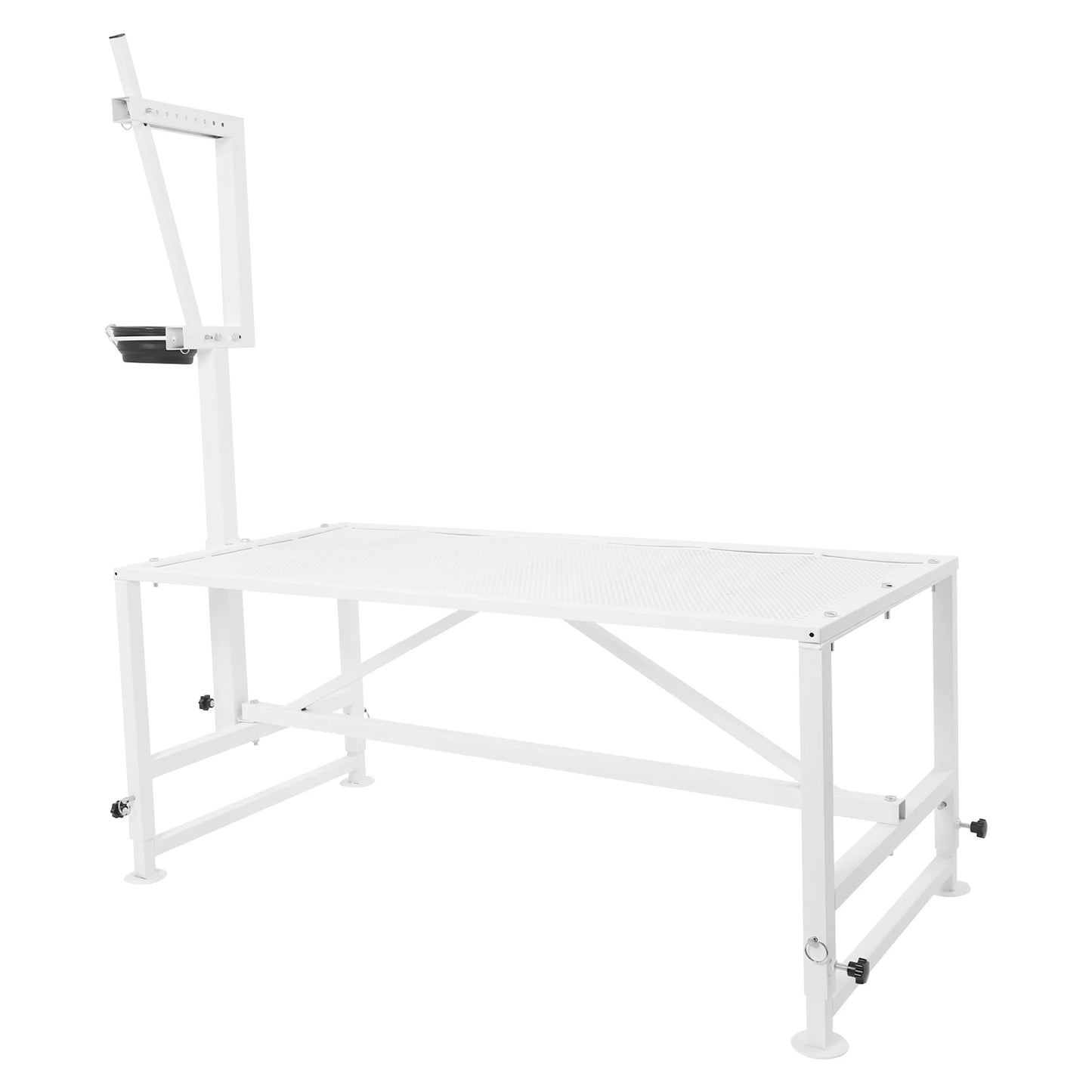 Sheep Trimming Stand, Adjustable Goat Milking Stand, Heavy Duty Metal Stand 600lbs Load for Goat Milk and Sheep Trimming