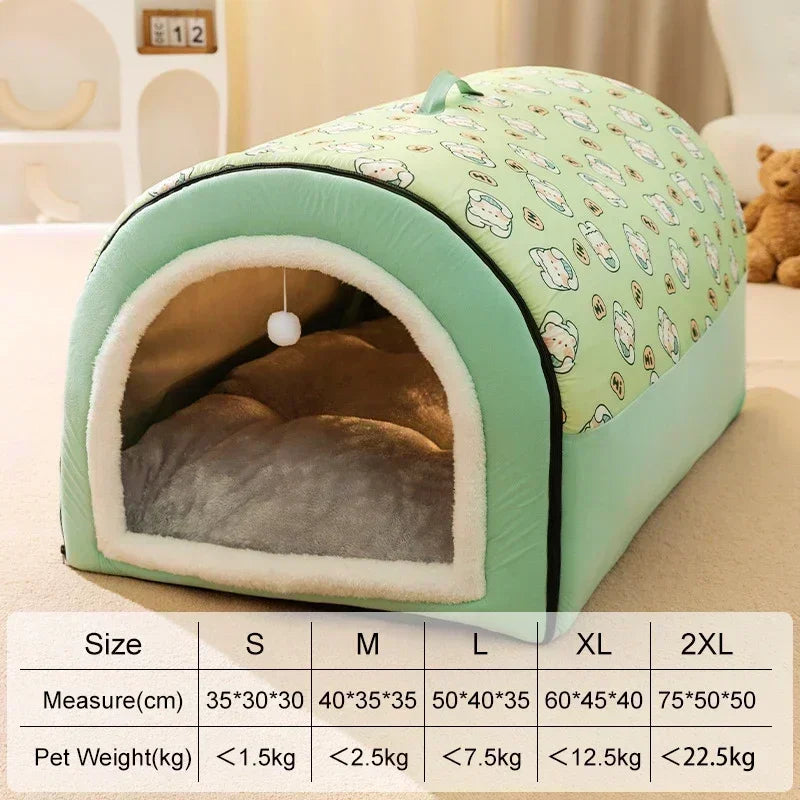 Removable Pet Dog Bed Cozy Pet Nest for Small Medium Dogs Cats Winter Warm Dog Sleeping Bed Comfortable Pet House Pet Supplies