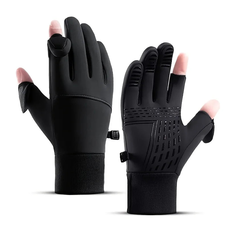 [Winter Gloves Men Women] Windproof Warm Unisex Cycling Gloves |   Autumn Winter Cold-Resistant for Outdoor Sports Running