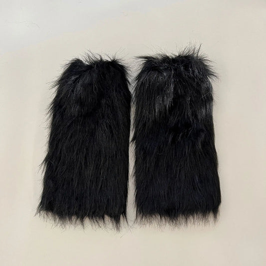 2025 New Hot-selling Autumn and Winter Imitation Mink Socks Trend Ins Wind Personality Retro Thickened Warm Leg Cover