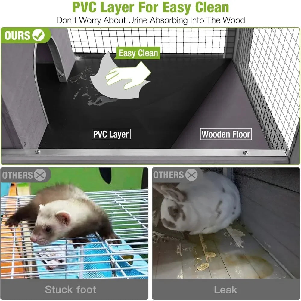 5-layer Small Animal Cage, Suitable for Chinchillas, Hedgehogs, Squirrels, Chameleons, Lizards, Gerbils, Bite-proof