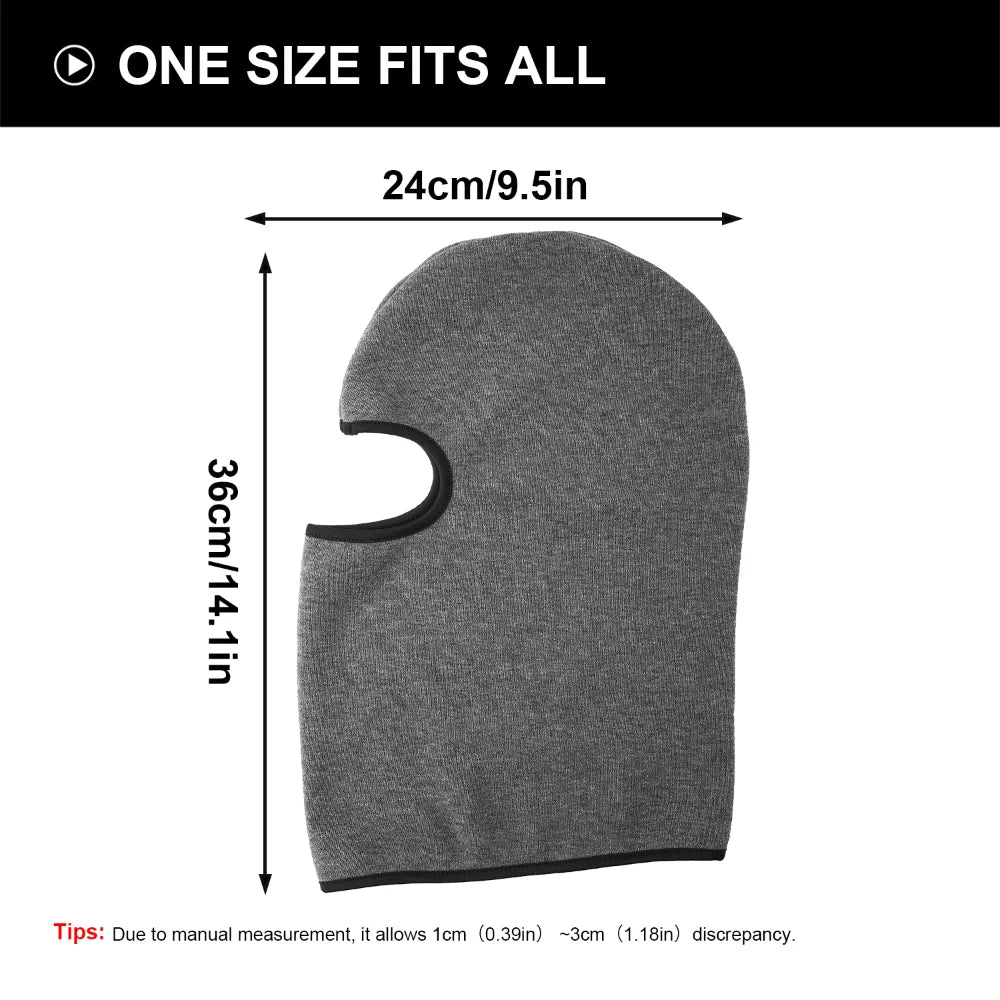 Winter Balaclava Fleece Full Face Mask Thermal Windproof Ski Mask for Men Women Cold Weather Neck Warmer Helmet lining Hood Hat