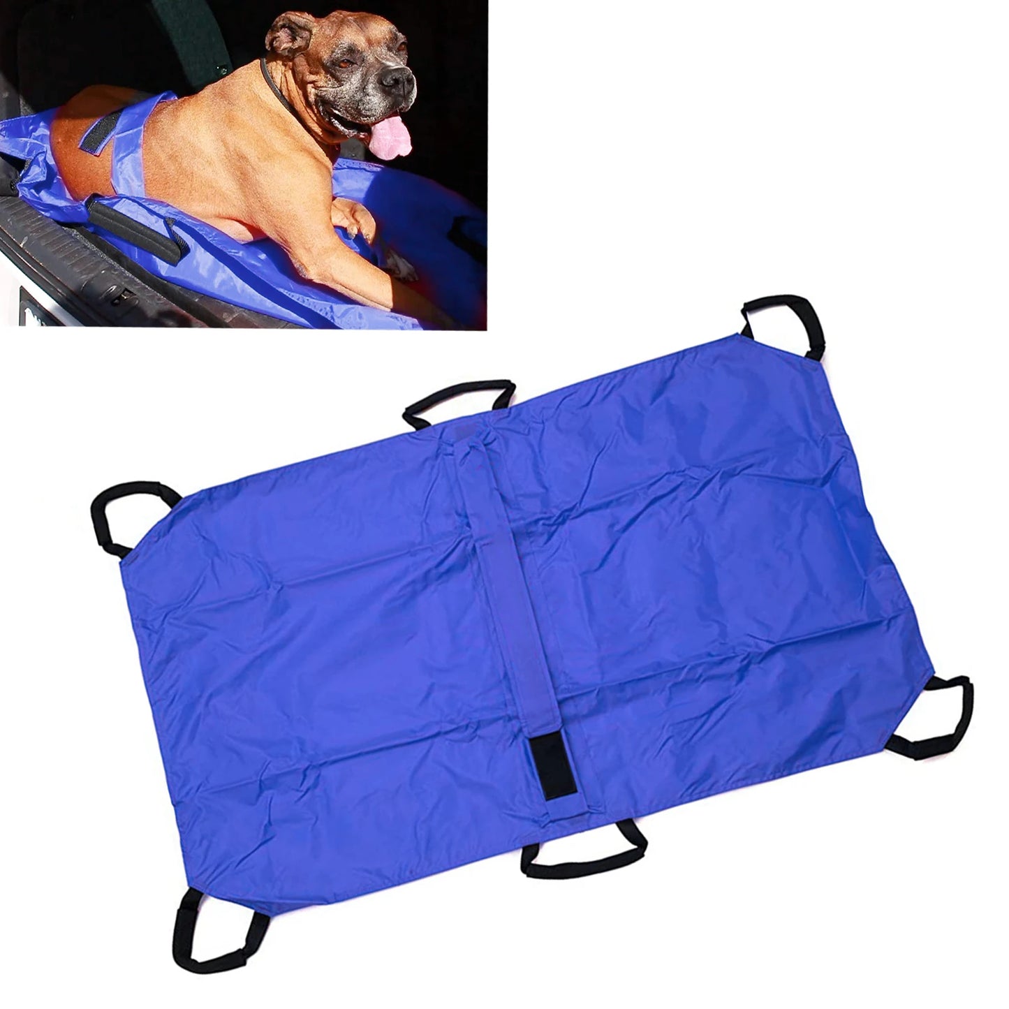 Pet Transport Stretcher Emergency Nylon Stretcher Anti-bite for Pet Dog Small Animals