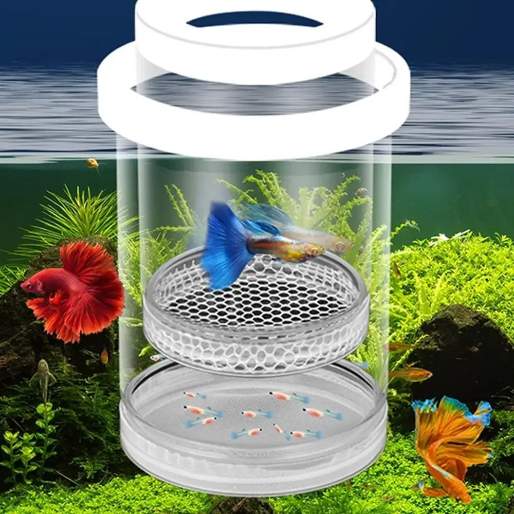 Floating Fish Breeding Isolation Box Fish Tank Hatching Incubator Small Fish Birthing Room Incubator Aquarium Breeder Accessory