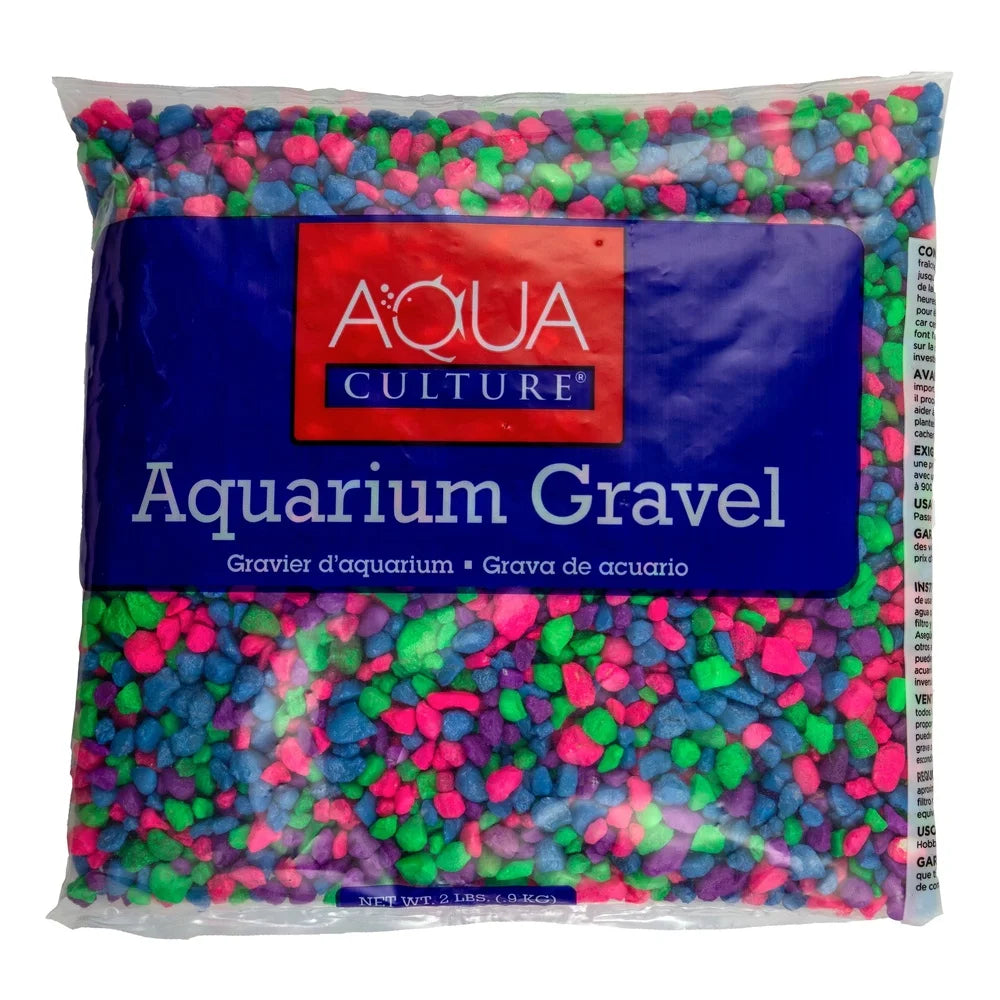 4 Pack Aquarium Gravel Multicolor 2 lb Lightweight Decorative Stones Nano Tanks Bowls Terrariums Crafts pH Neutral Bacteria