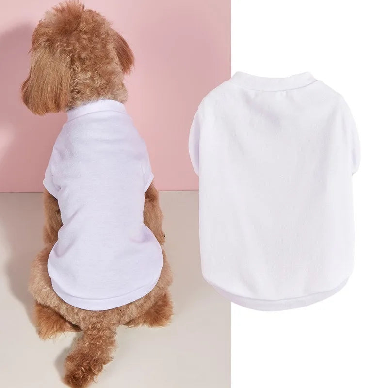 Breathable Dog T-shirt Solid Comfortable Thin Vest for Yorkshire Terrier Cute Summer Pet Clothes Dog Vest Pet Supplies