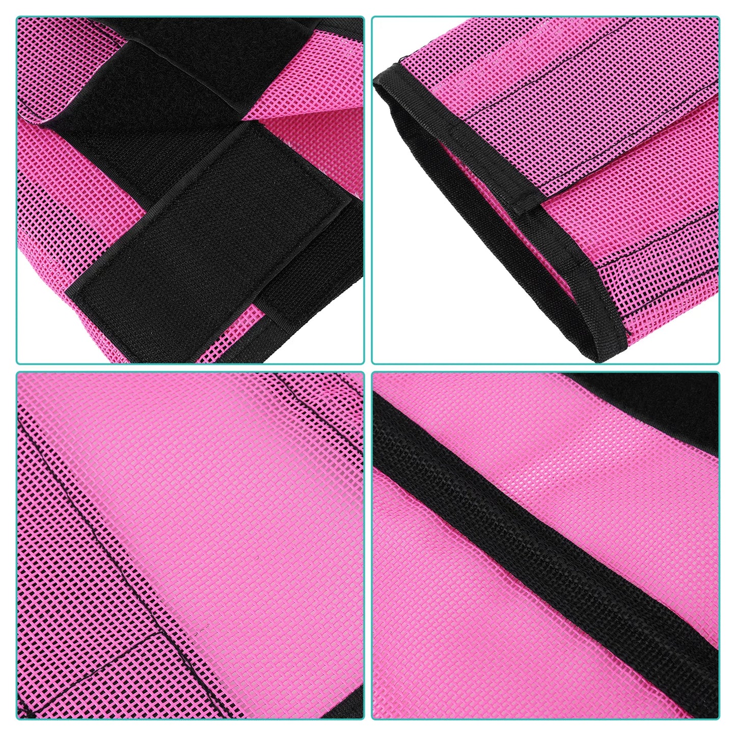 4 Sets Horse Foot Protective Cover Protective Horse Leg Wraps Breathable Mesh Horse Boots for Preventing Flies Mosquitoes Bite