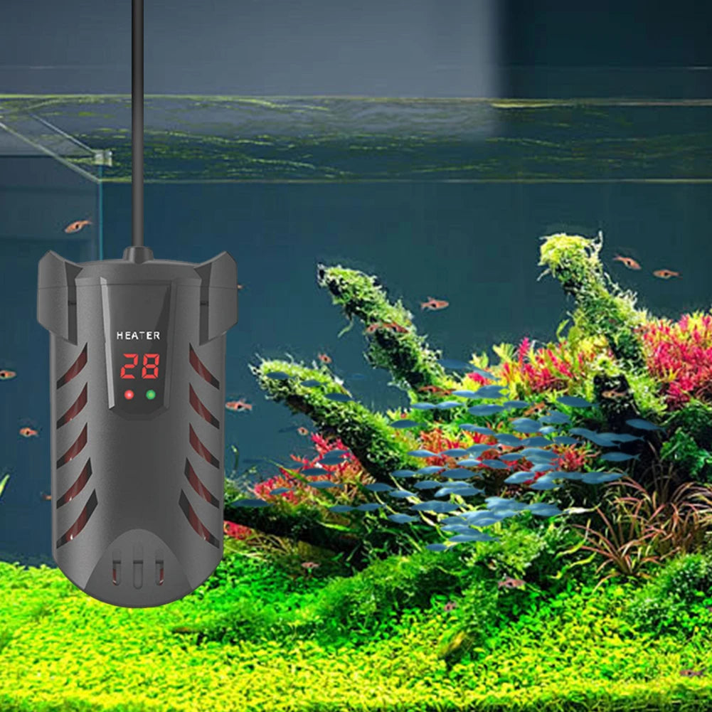 Submersible Fish Tank Heater Digital Display Aquarium Turtle Feeding Water Heater Fish Tank Thermostat Constant Temperature