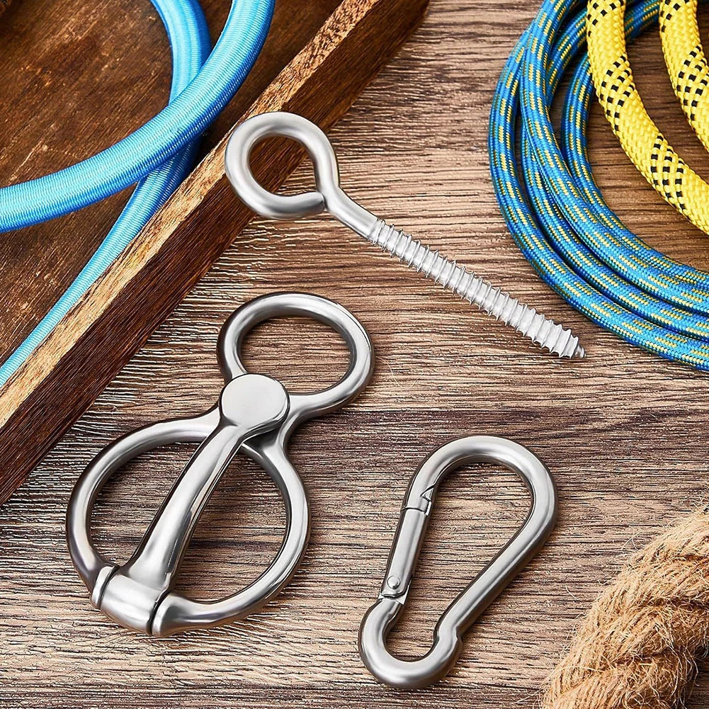 1 Set Heavy-Duty Horse Tie Ring Stainless Steel Horse Tack and Supplies Horse Training Equipment for Horses