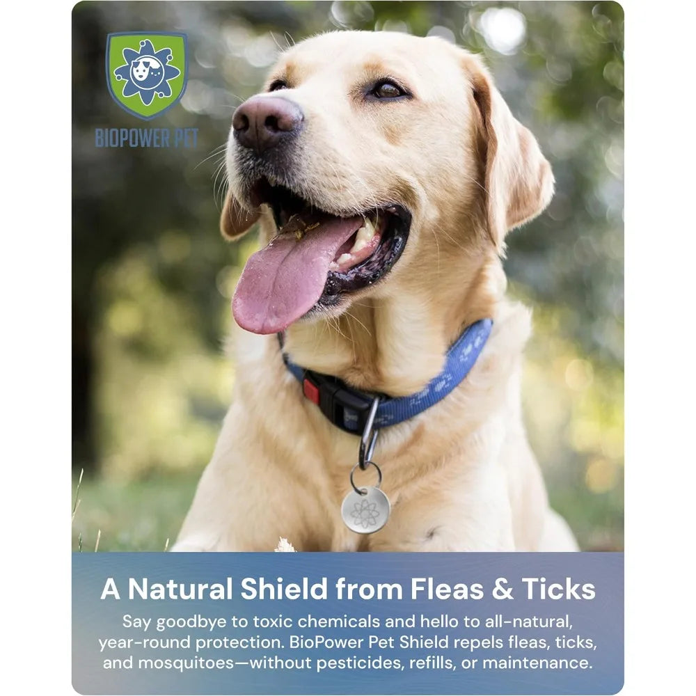 BioPower Pet Shield Natural Flea And Tick Collar Tag