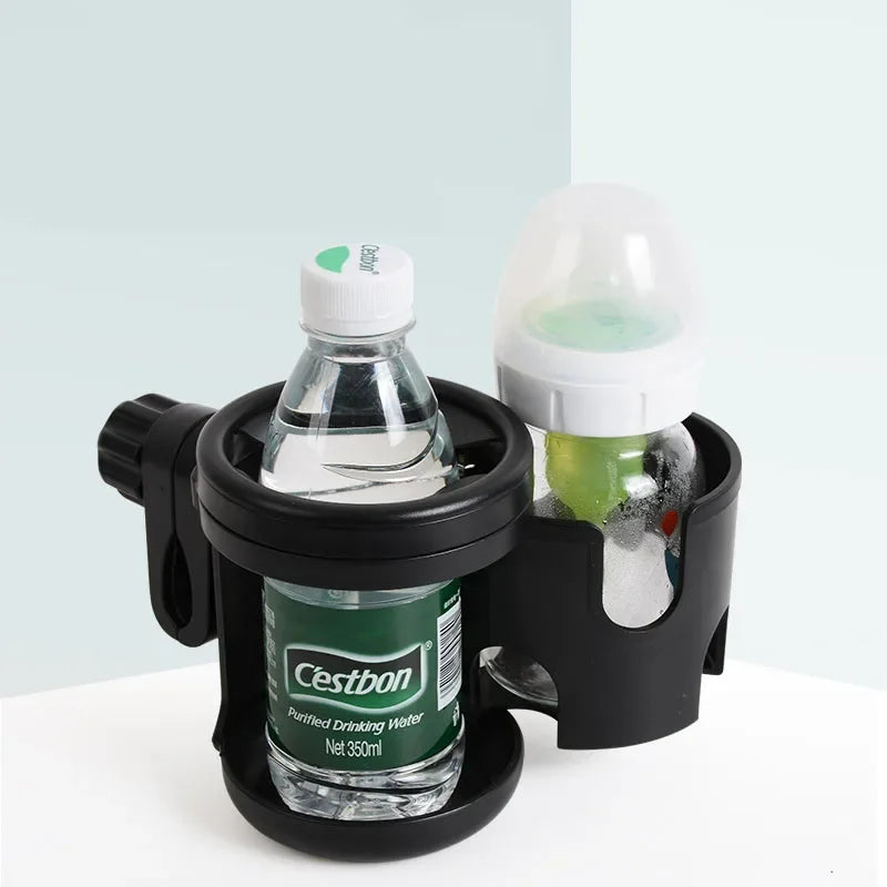 2-in-1 cup holder Baby Stroller Cup Holder Rack Children Bicycle Cart Bottle Rack Kids Bicycle Pushchair  Accessories