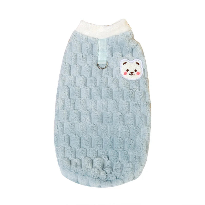 Winter Pet Dog Vest Jacket Fleece Warm Dog Clothes Fashion Puppy Coat Soft Cat Overcoat Pet Jacket Coat Chihuahua Dog Costumes