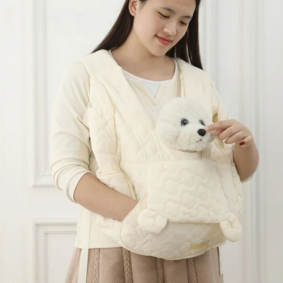 Dog Carrier Cat Backpack Extra Large Capacity Pet Chest Bag Dog and Cat Outdoor Bag Waterproof and Wind Resistant Portable