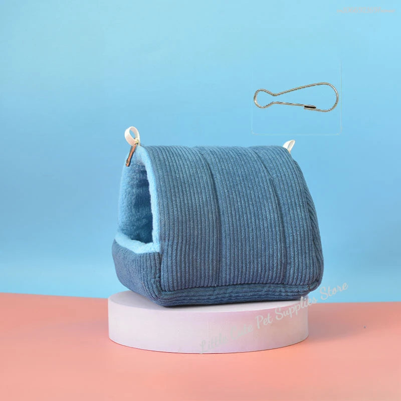 Bird Cage Parrot Cotton Nest Thickened Winter Bird Cotton Nest Pet Mini House Hammock Cage Hut Tent Bed Hanging Cave Pet Product