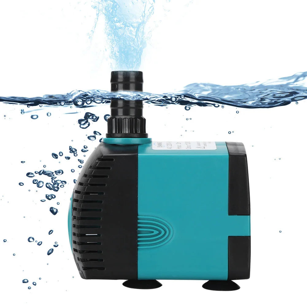 3W 6W 10W 15W 25W Ultra-Quiet Submersible Water Fountain Pump Filter Fish Pond Side Suction Pump Aquarium Water Pump  220V-240V