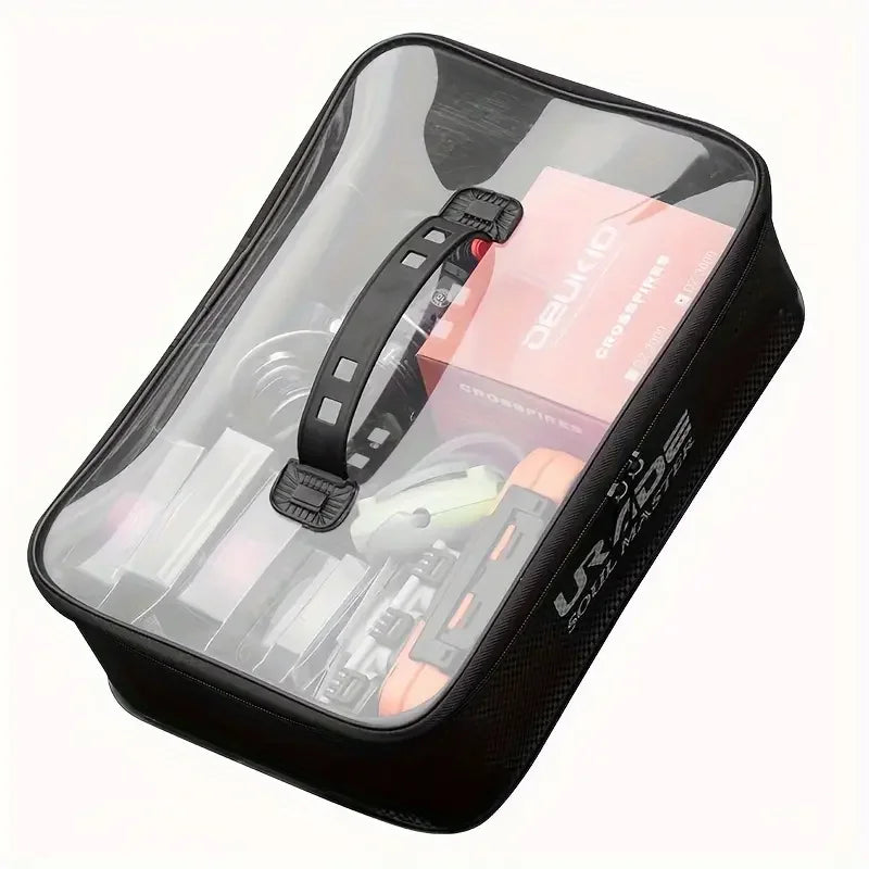 Portable EVA Fishing Storage Box Fishing Tool Accessory Organizer Bag Live Bait Storage Container Large Capacity Water Container