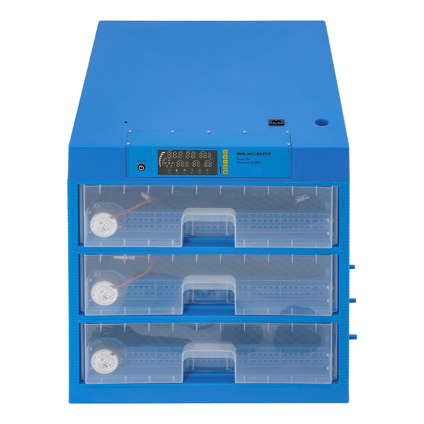 192-Egg Incubator with Automatic Egg Turning and Humidity Contro| Battery Operated and Electric Hatching Machine