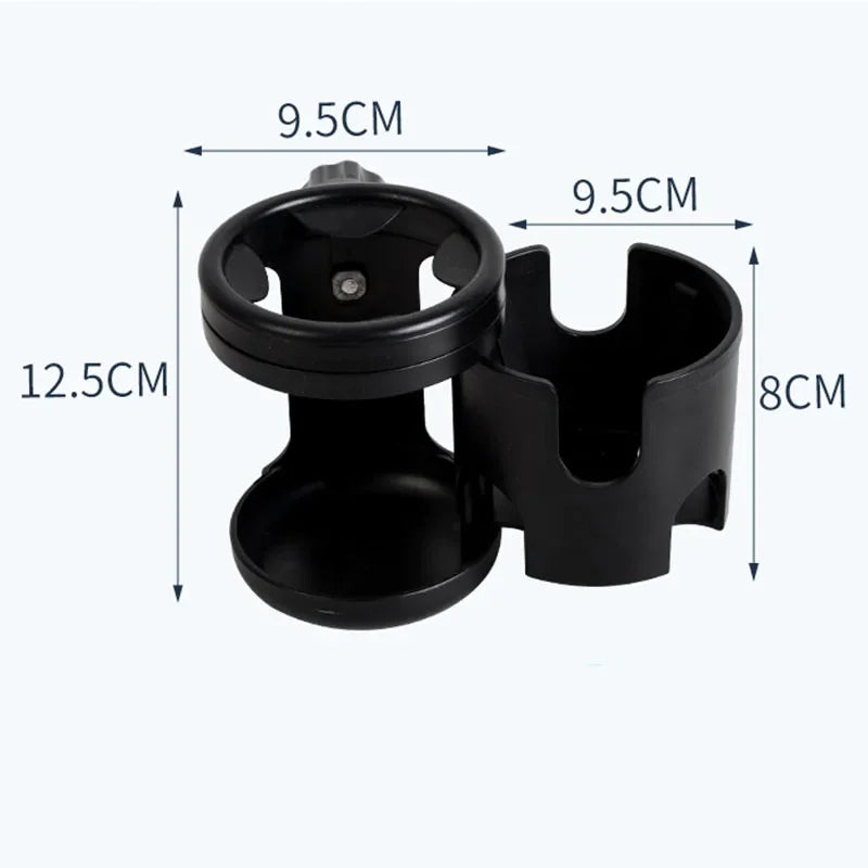 2-in-1 cup holder Baby Stroller Cup Holder Rack Children Bicycle Cart Bottle Rack Kids Bicycle Pushchair  Accessories