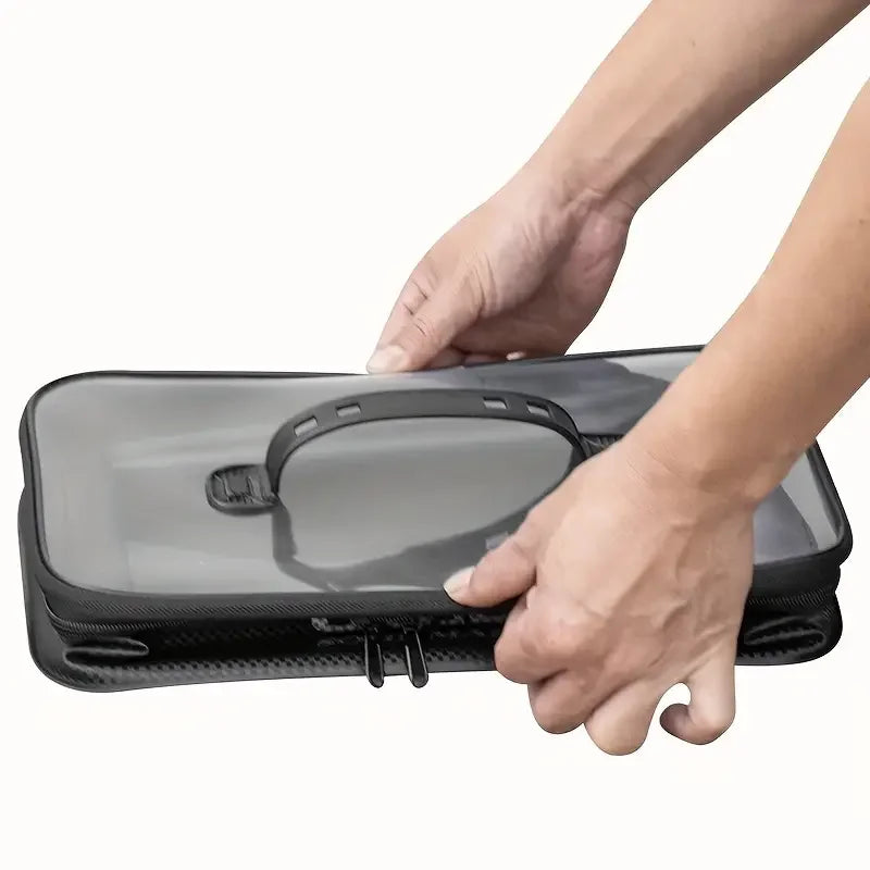 Portable EVA Fishing Storage Box Fishing Tool Accessory Organizer Bag Live Bait Storage Container Large Capacity Water Container