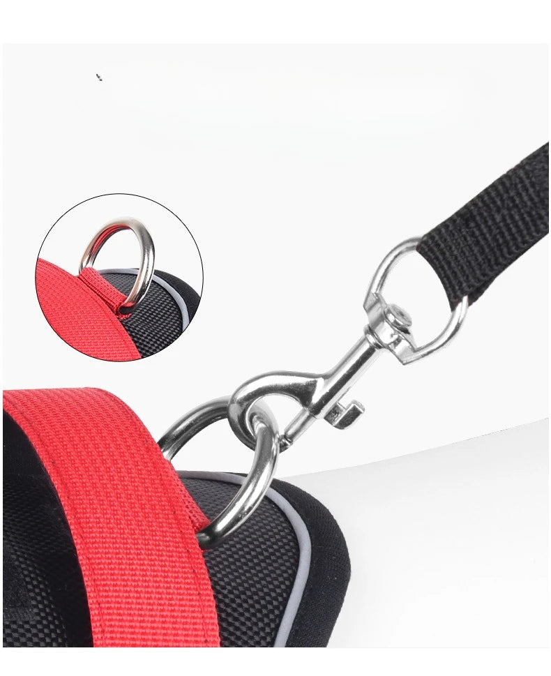 Large Dog Harness Collars Anti-Pull Harness Dog Walking Leash Pet Leash Anti-Escape Durable Material Easy To Put on Take Off
