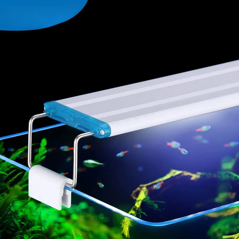 18~70CM Super Bright Lamp LED Aquarium Light For Aquatic Plant Fish Tank Extensible Clip Lamp 90~260V