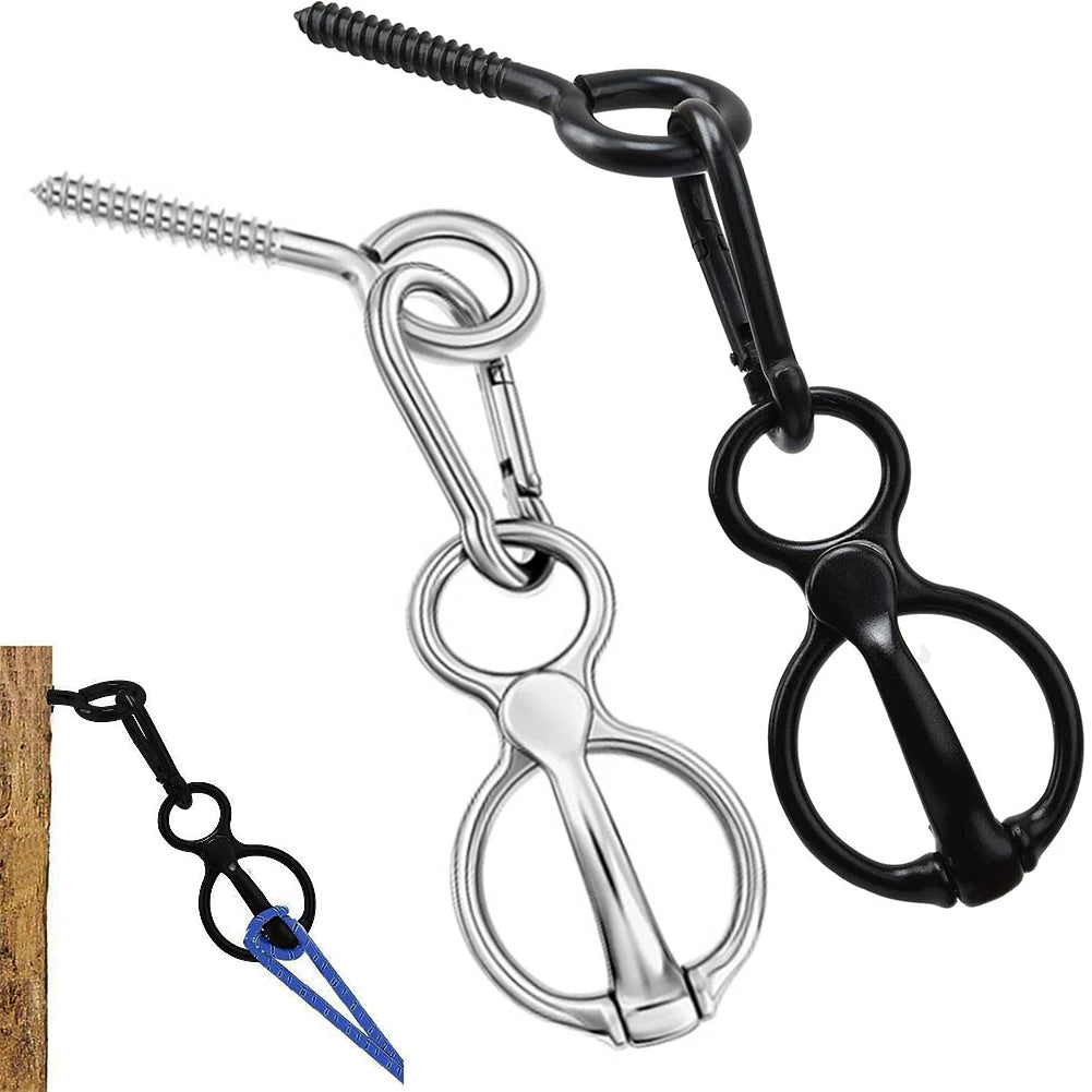 1 Set Heavy-Duty Horse Tie Ring Stainless Steel Horse Tack and Supplies Horse Training Equipment for Horses