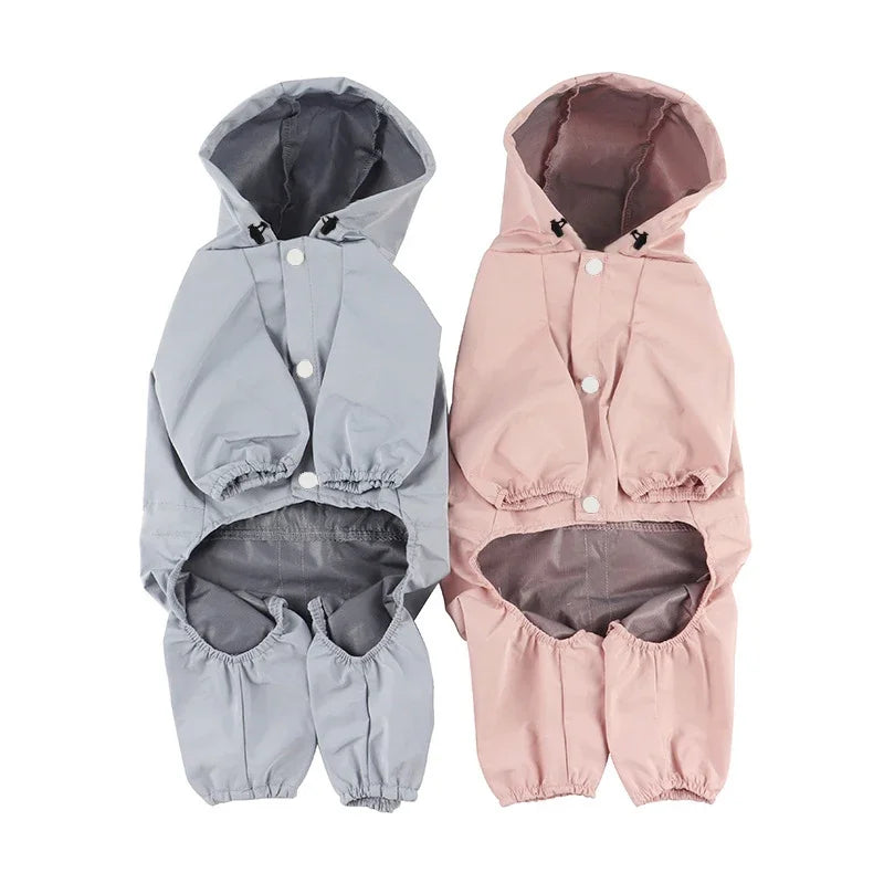 Pet Supplies Four-Legged Raincoat Waterproof Clothing for Spring and Summer Complete Package for Bear Schnauzer and Dog Raincoat