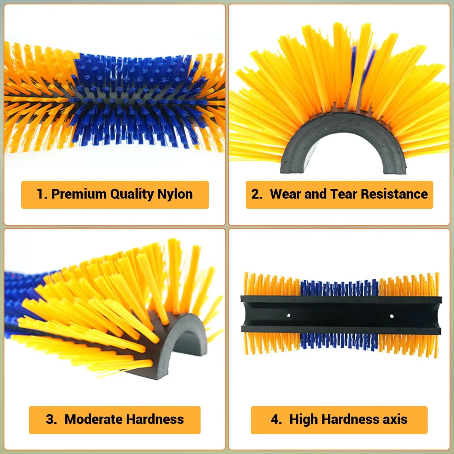 Horse Hair Brush Kit, Horsehair Brush, Horse Grooming Brushes, Horse Brushes For Grooming & Scratching Post For Horse, Pig