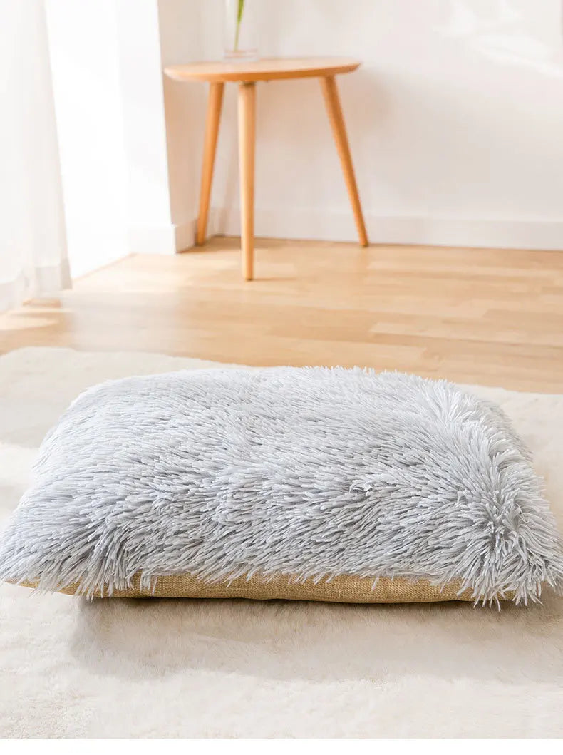 Dog Kennel Indoor Soft Comfortable Puppy House Removable Small Dog Bed Cave Winter Warm Pet Sleeping Mat Portable