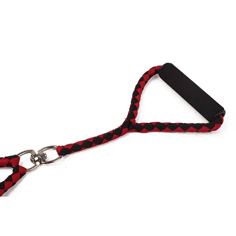 1.4m Pet Double Leash 2 Way Couplers Dog Leash Rope Elastic Extended Pet Leash Belt Outdoor Training for Two Double Dogs Leashes