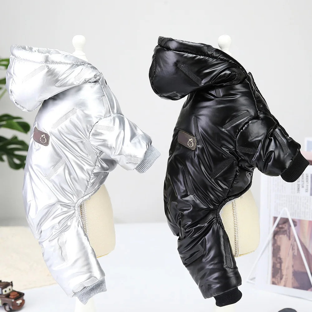 Winter Pet Dog Clothes Waterproof Warm Dog Jumpsuit for Small Dogs Chihuahua Puppy Down Coat Jacket French Bulldog Pet Outfits