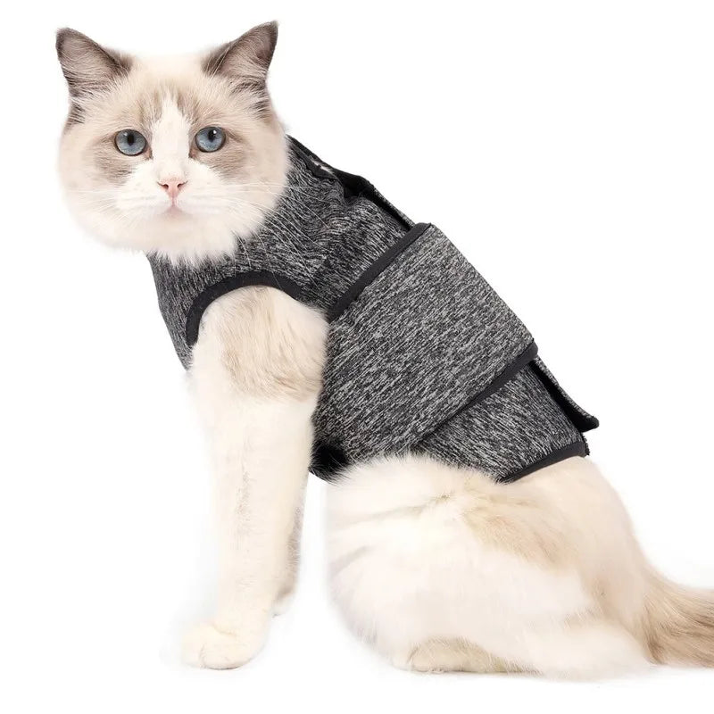 Pet Cat Vest Clothes Dog Puppy Post Operative Rehabilitation Clothing Pet Recovery Suit Stress Relief Clothing Coat